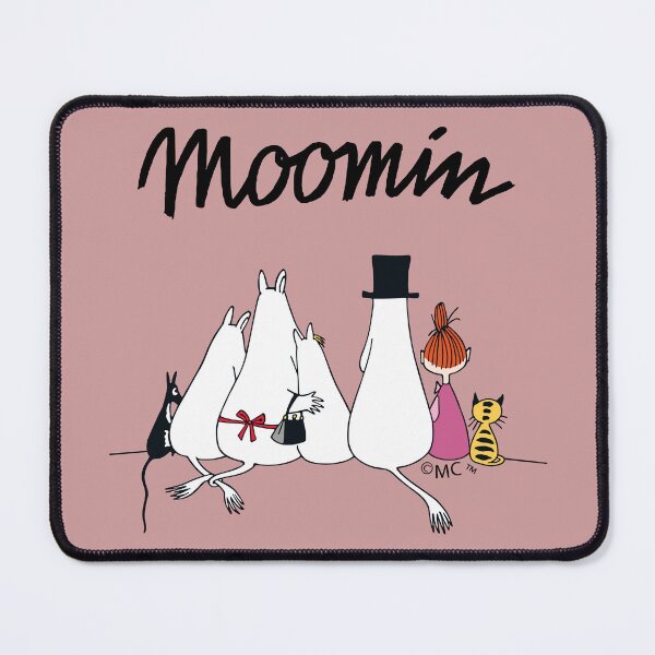 Artikelvorschau, Muminfamilie sitzend entworfen und verkauft von MoominStore.