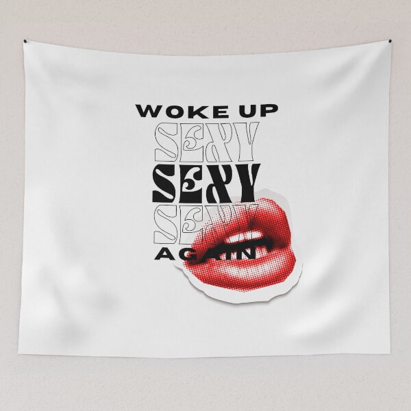 Item preview, Woke up Sexy Again, Sexy, Wake Up like This designed and sold by Magic Love Art Print.