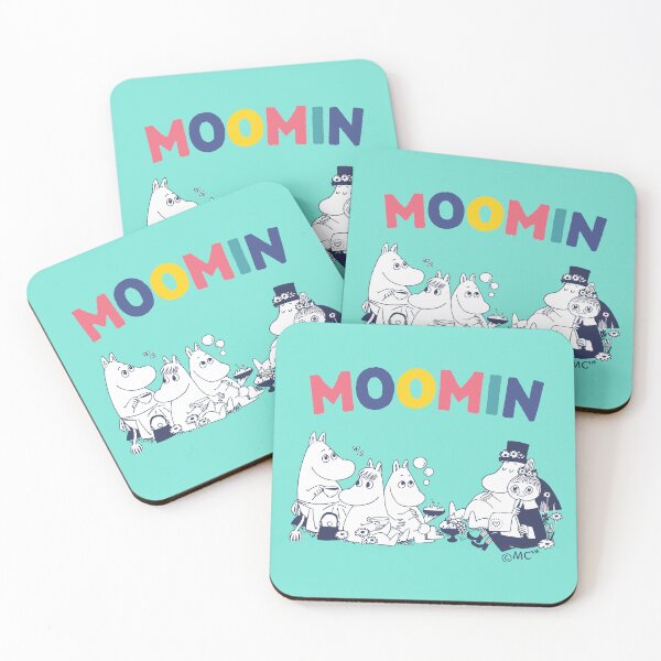 Item preview, Moomin Family Rainbow Text designed and sold by MoominStore.