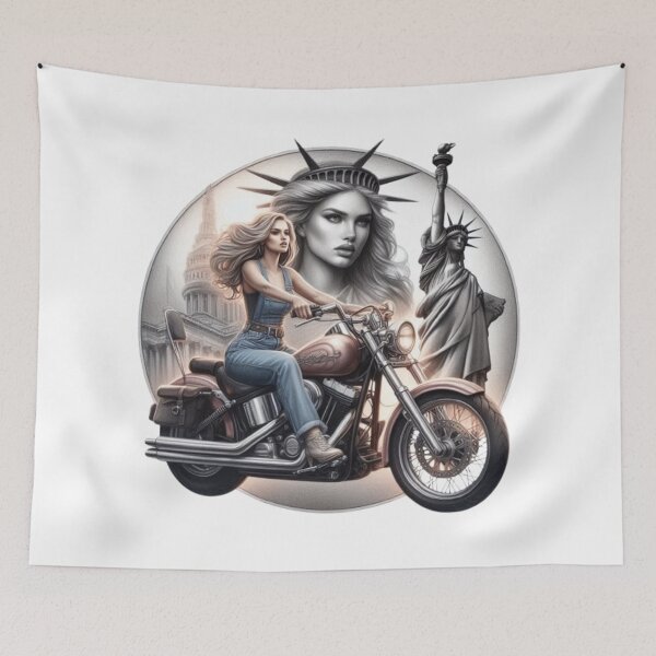 Item preview, "Biker Rebels: The Feminine Elegance" designed and sold by CHRIST5000.