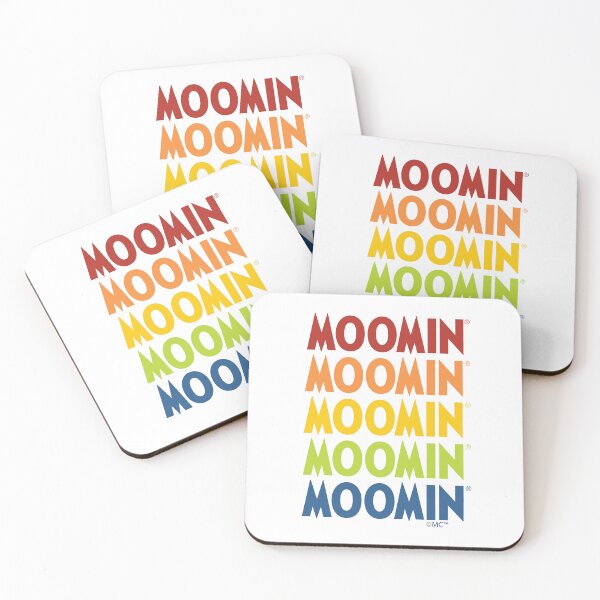 Item preview, Moomin Rainbow Text Cascade designed and sold by MoominStore.
