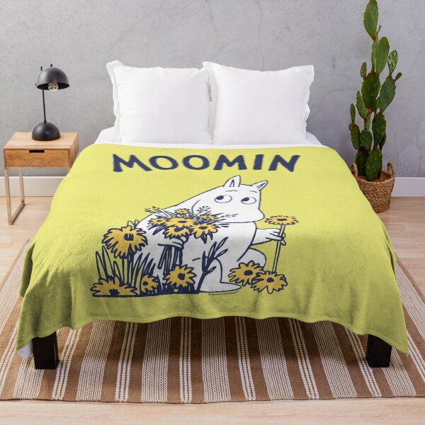 Item preview, Moomin Moomintroll Flowers designed and sold by MoominStore.