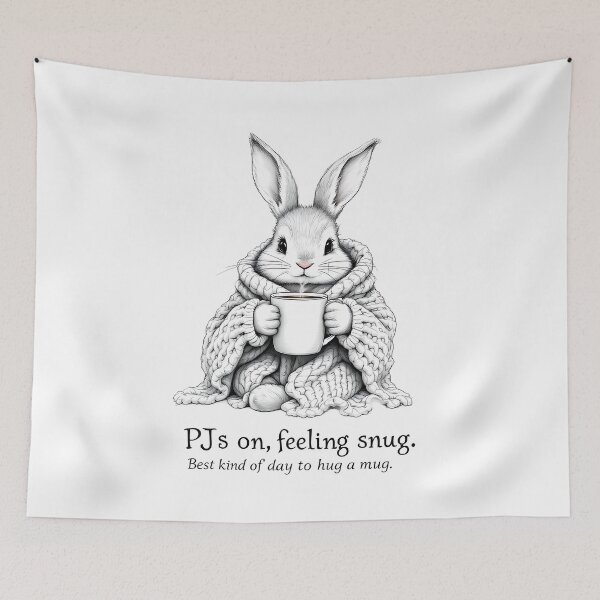 Item preview, Cozy Bunny Vibes & Meme designed and sold by roxysnextgenart.