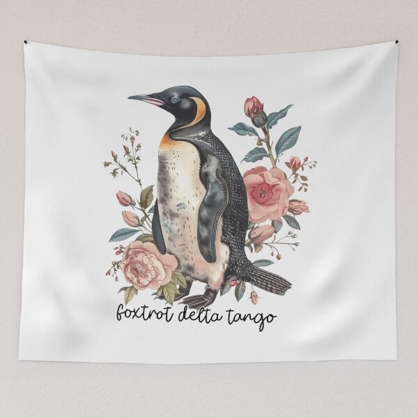 Item preview, Penguins Against Tariffs Anti Trump Tax designed and sold by Filek-mable.