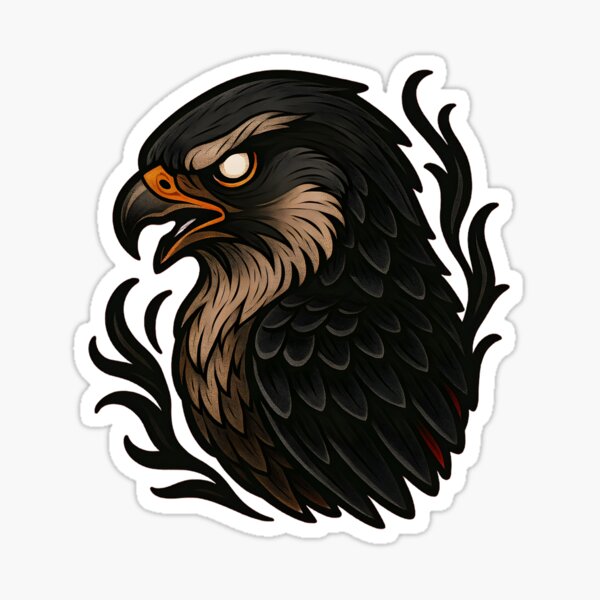Item preview, Neotraditional Falcon designed and sold by NoxAverno.