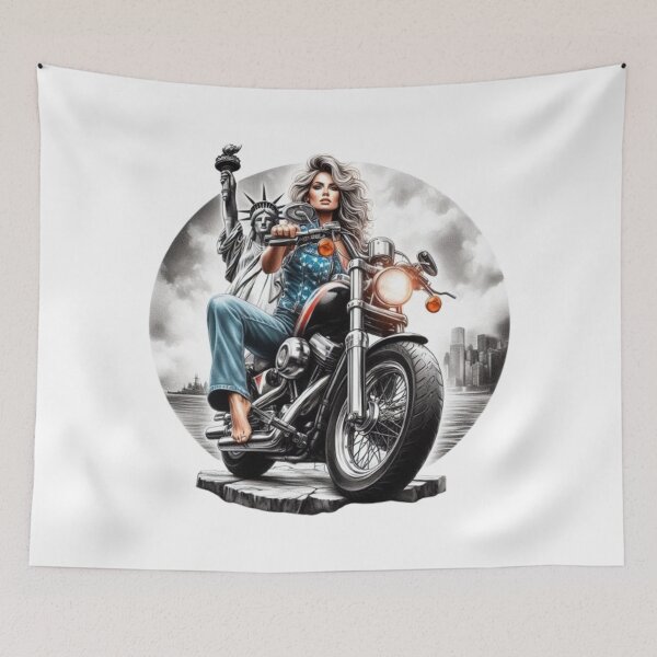 Item preview, "Biker Rebels: The Feminine Elegance" designed and sold by CHRIST5000.