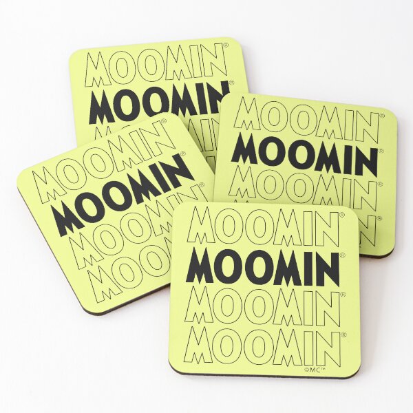 Item preview, Moomin Black Text Cascade designed and sold by MoominStore.