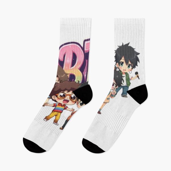 Item preview, BTS Dynamite Era Chibi Members – Retro Kpop Group designed and sold by LumiAnCreations.
