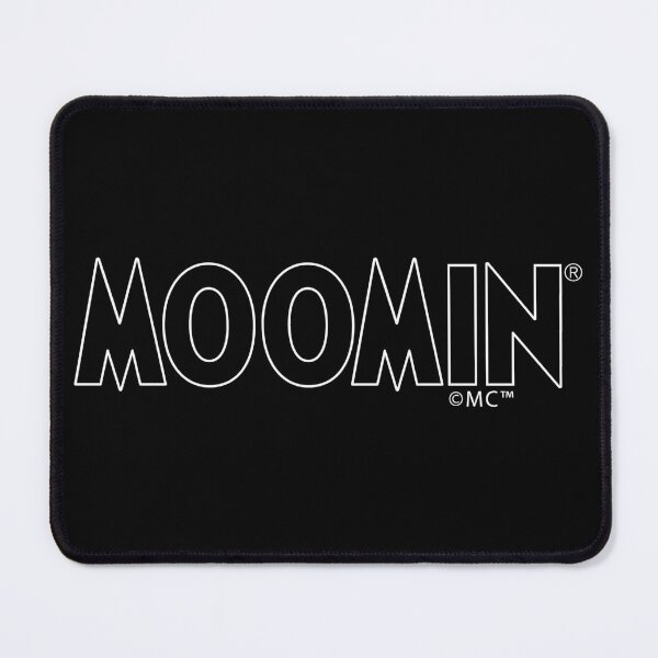 Artikelvorschau, Mumin-Logo, weißer Umriss entworfen und verkauft von MoominStore.