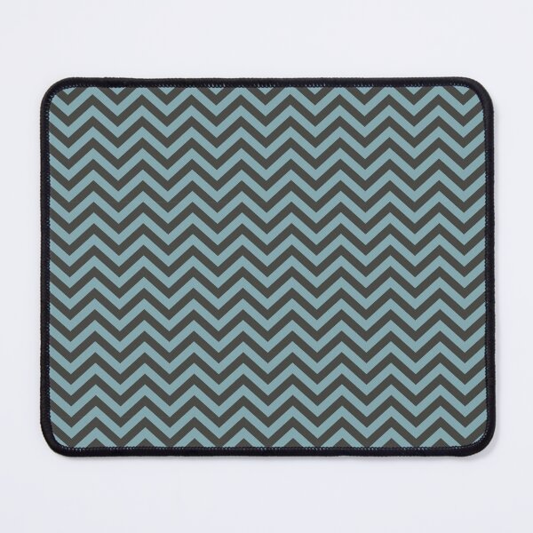 Item preview, Bleu Ardoise Chic – Slate Blue Chevron with Parisian Sophistication designed and sold by The Cozy Stripe | Modern Textile Stories.