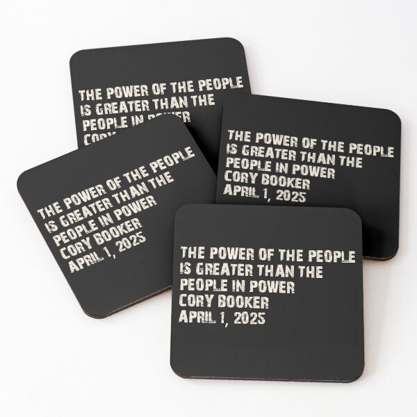 Item preview, Cory Booker Quote Power Of The People, Resist, Protest, Political Activist, Anti Trump, FDT, Anti Elon Musk designed and sold by toongstudio.