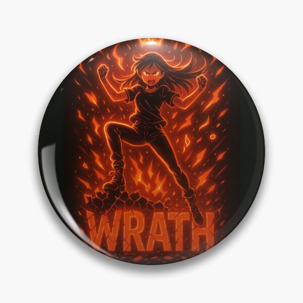 Item preview, Wrath, Seven Deadly Sins Anime Neon designed and sold by Mistic-Fox.