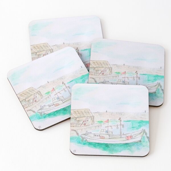 Item preview, Wave-beaten shore in the morning in Japan designed and sold by pinkish-petals.