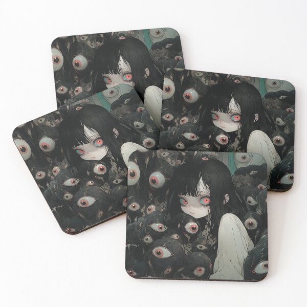 Item preview, Eyeball Nightmare Anime Girl designed and sold by bubblegoth.