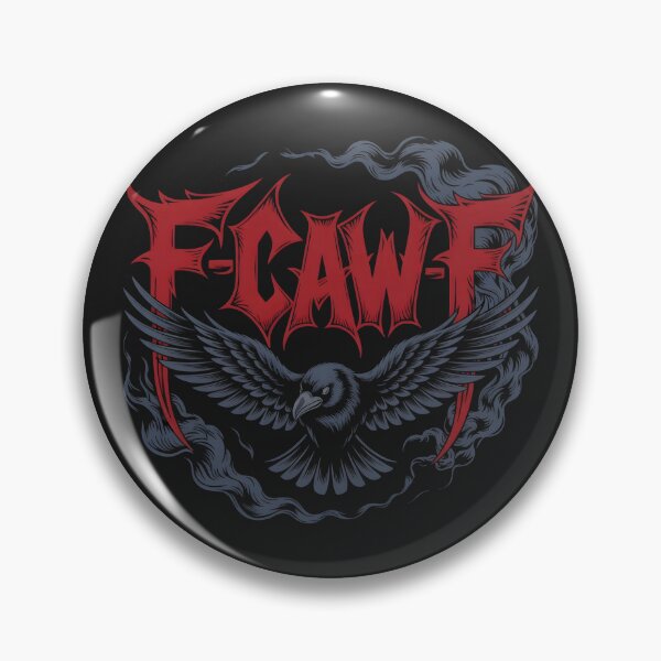 Item preview, F-Caw-F in style heavy metal black crow designed and sold by Pawel Oska.