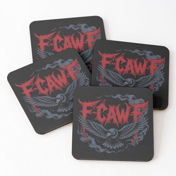 Item preview, F-Caw-F in style heavy metal black crow  designed and sold by Pawel Oska.