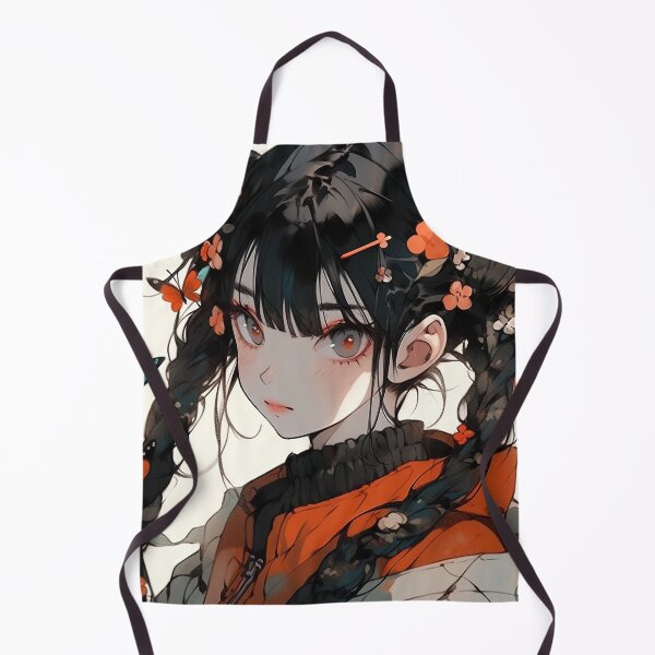 Item preview, Soft Orange Nature Anime Girl designed and sold by bubblegoth.