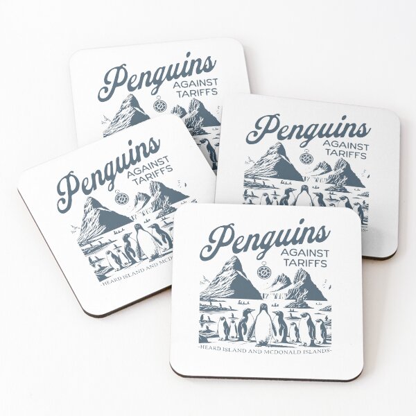 Item preview, Penguins Against Tariffs Funny Trump Tariffs Resist Anti Trump designed and sold by Filek-mable.