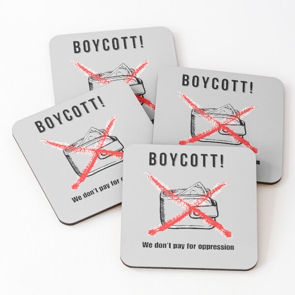 Item preview,  Boycott – We Don’t Pay for Oppression designed and sold by MorningT.