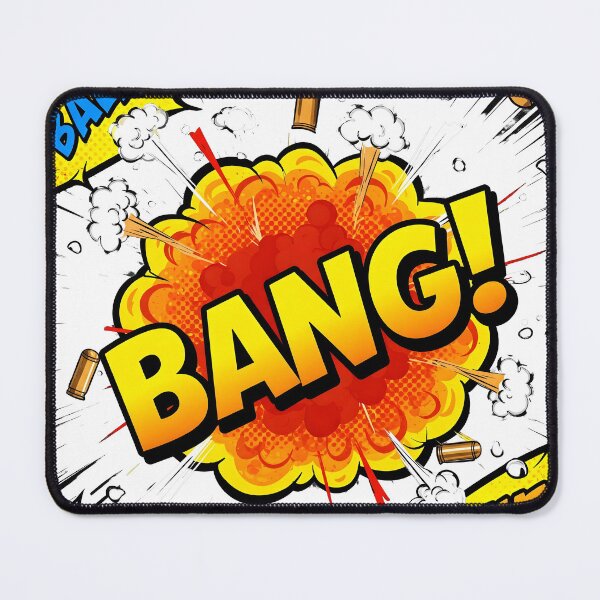 Item preview, Bold Cartoon "BANG!" Impact Sound T-Shirt designed and sold by Ink & Quip.