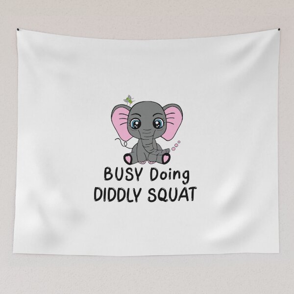 Item preview,  Diddly Squat Elephant Lover designed and sold by Sartoris Art.