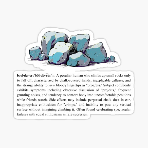 Item preview, Boulderer designed and sold by Splendiferous Kittyface T-shirts.
