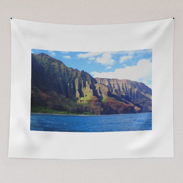 Item preview, Blue Pacific and Rugged Na Pali Coastline of Kauai Hawaii designed and sold by Amy McDaniel.