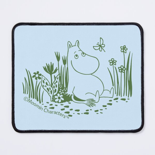 Artikelvorschau, Mumin Mumintroll entspannt im Garten entworfen und verkauft von MoominStore.