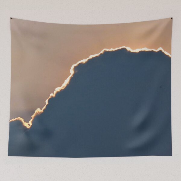 Item preview, Golden Sunset Rays Behind Dramatic Clouds designed and sold by Glam-OOTD.