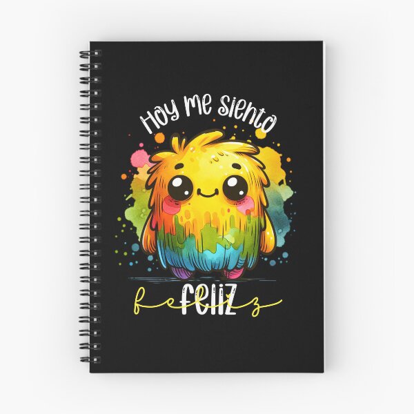 Item preview, Hoy Me Siento Feliz – Cute Colorful Monster in Spanish designed and sold by Teacher2Nerds.