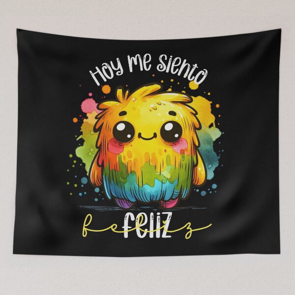 Item preview, Hoy Me Siento Feliz – Cute Colorful Monster in Spanish designed and sold by Teacher2Nerds.