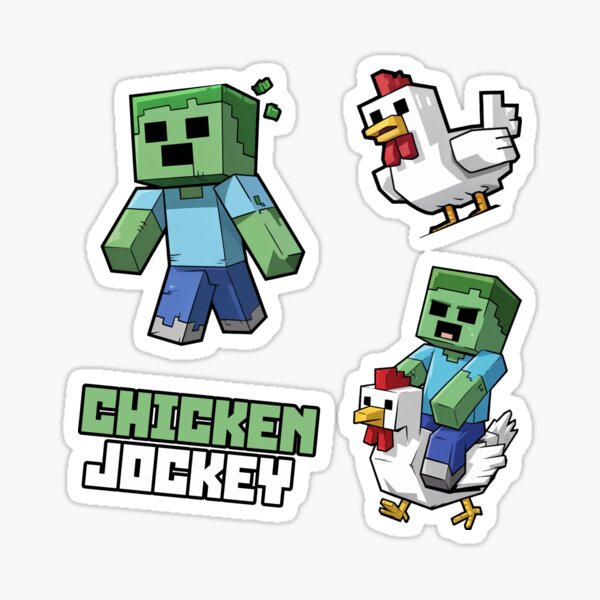 Vista previa del artículo con la obra «Conjunto de jockey de pollo», diseñado y vendido por MonkiFlipp.