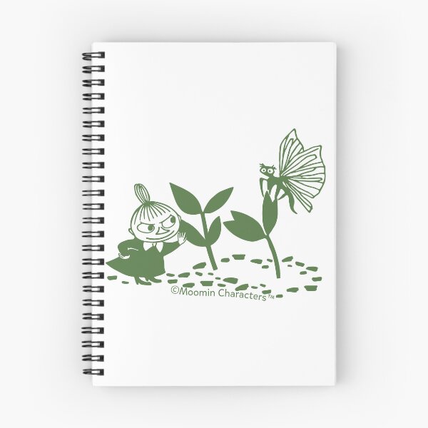 Item preview, Moomin Little My Nature Scene Green Print designed and sold by MoominStore.