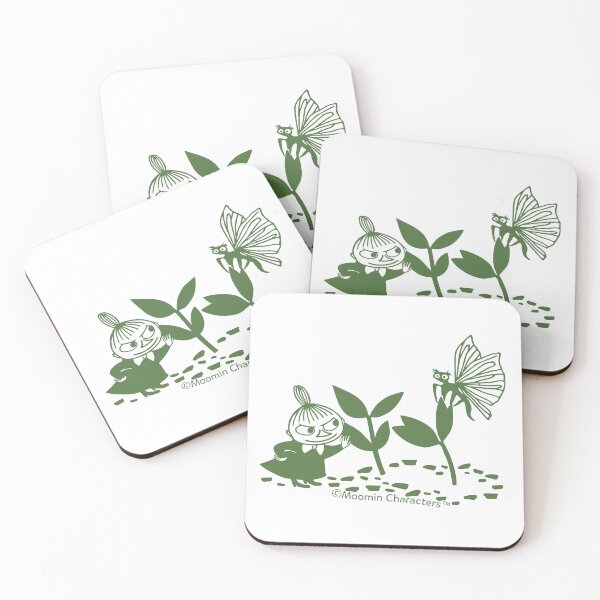 Item preview, Moomin Little My Nature Scene Green Print designed and sold by MoominStore.