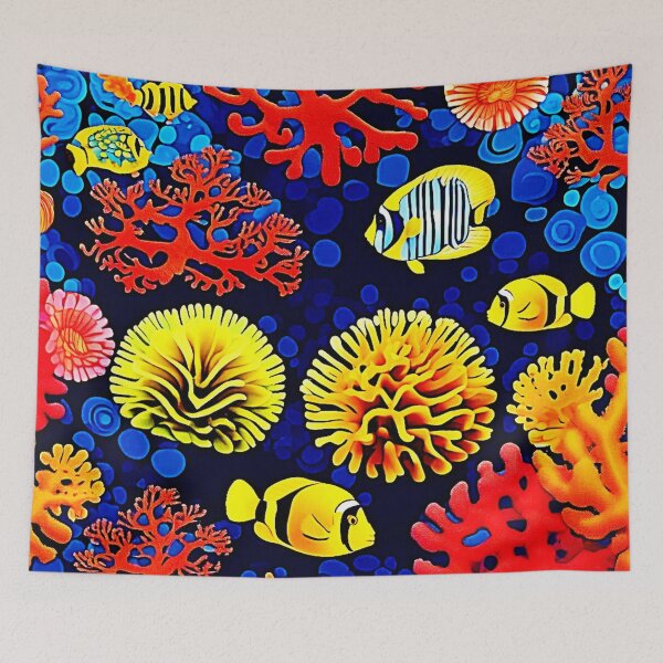 Item preview, Underwater Reef Life Bright Design designed and sold by Health And Fitness Posts e-Store.