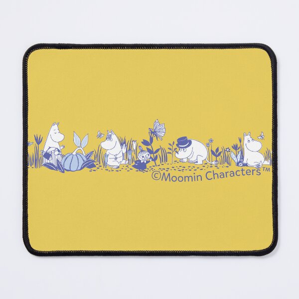 Artikelvorschau, Mumin, Mumintroll und Co. in der Natur, Blaudruck entworfen und verkauft von MoominStore.
