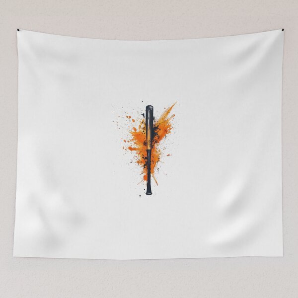 Item preview, Baseball Bat with Colorful Paint Splash designed and sold by Kids Art 4U.