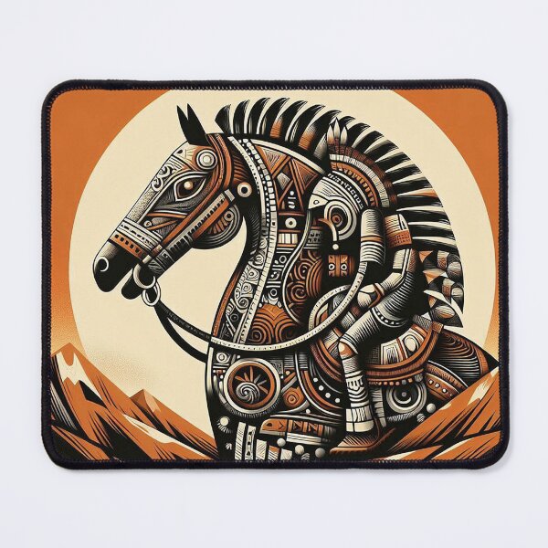 Item preview, Sunstone Steed: Echoes of Ancient Riders designed and sold by ZenOfAIarts.