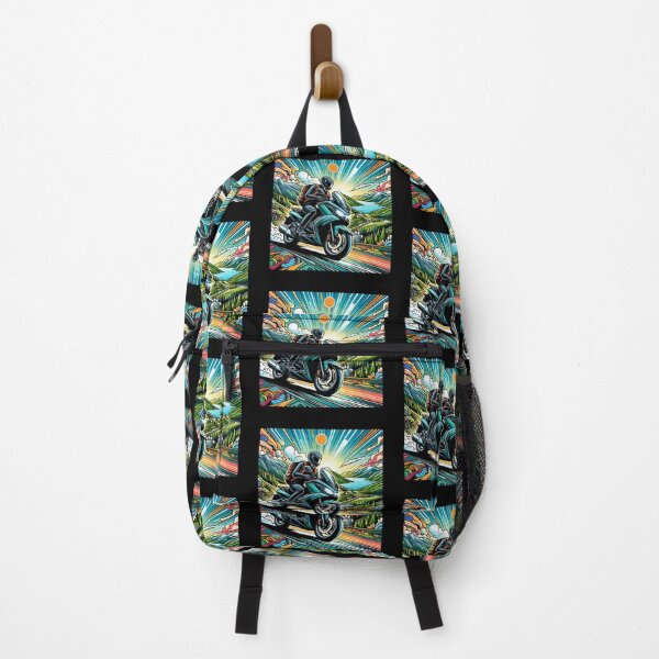 Item preview, Matic Motorbike Touring Adventure AI Art – Ideal for Bikers, Road Trip Lovers & Travel-Themed Clothing and Accessories designed and sold by knalpot-design.