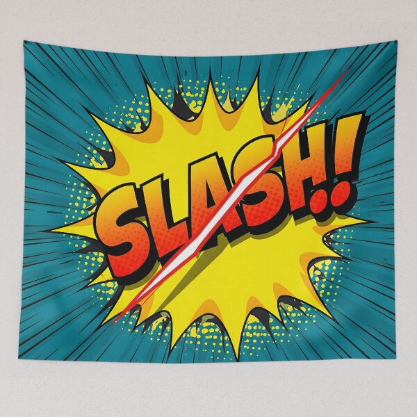 Item preview, "SLASH!" Cutting Sound T-Shirt designed and sold by Ink & Quip.