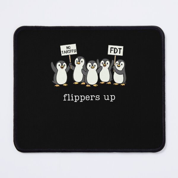 Item preview, Penguins Against Tariffs Resist Anti Trump designed and sold by Filek-mable.