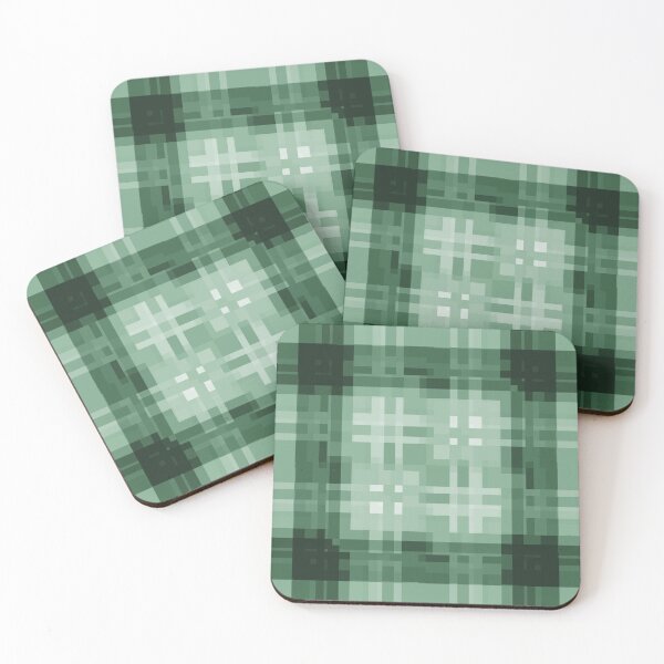 Item preview, Green Shades Checkered Pattern for Home Decor designed and sold by fuzzyfox.