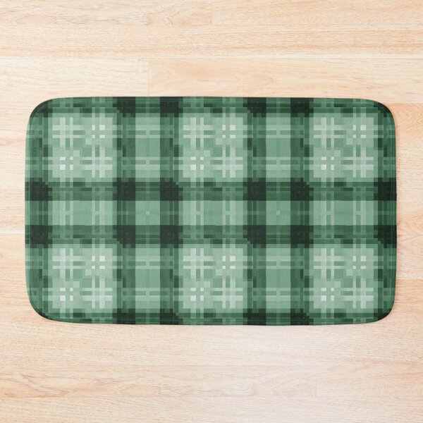 Item preview, Green Shades Checkered Pattern for Home Decor designed and sold by fuzzyfox.