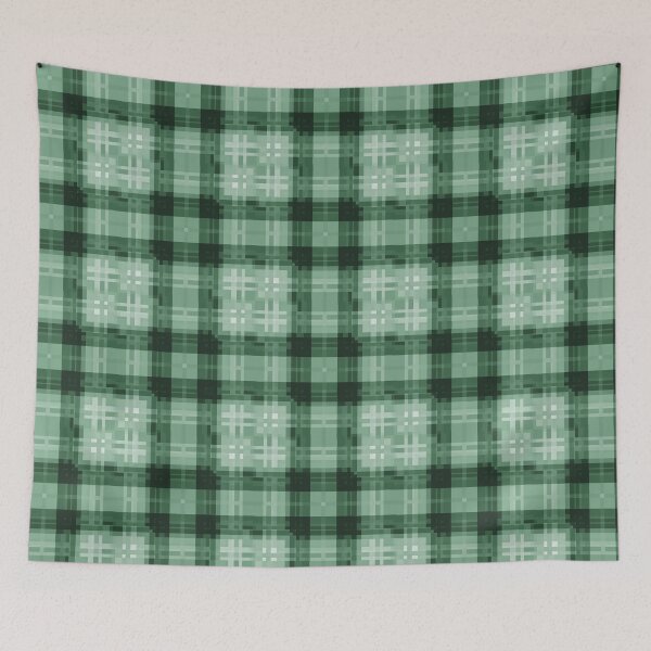 Item preview, Green Shades Checkered Pattern for Home Decor designed and sold by fuzzyfox.