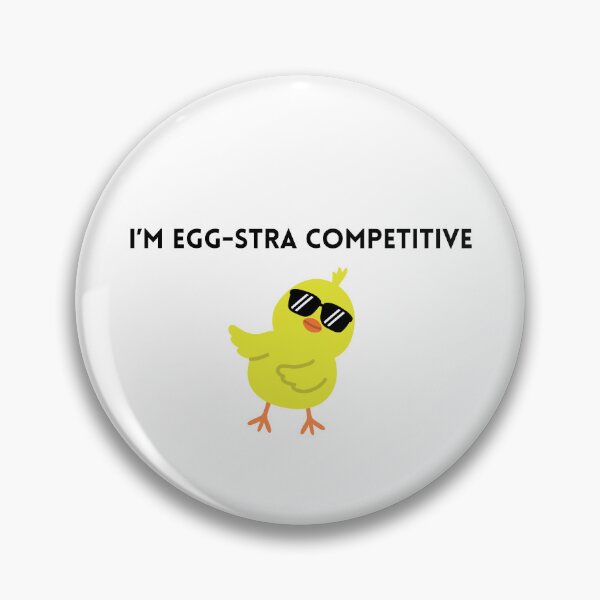 Item preview, Easter I'm Egg-stra Competitive Funny Design designed and sold by IndreB.