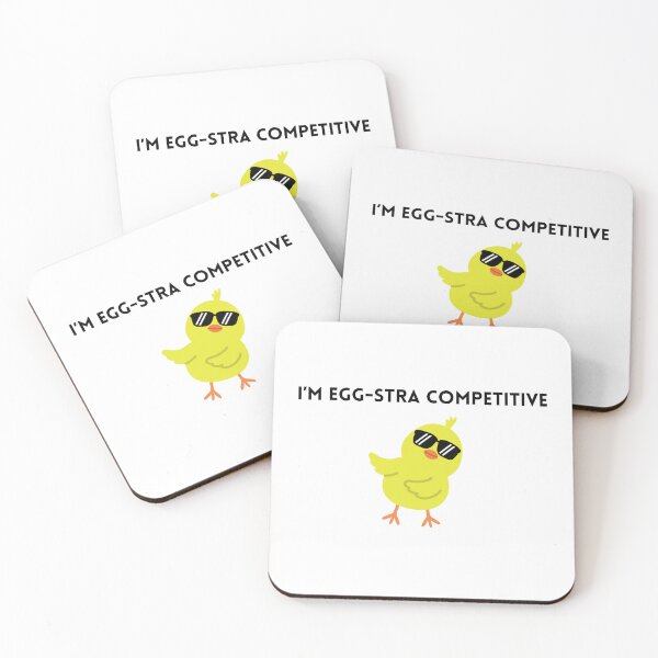 Item preview, Easter I'm Egg-stra Competitive Funny Design designed and sold by IndreB.