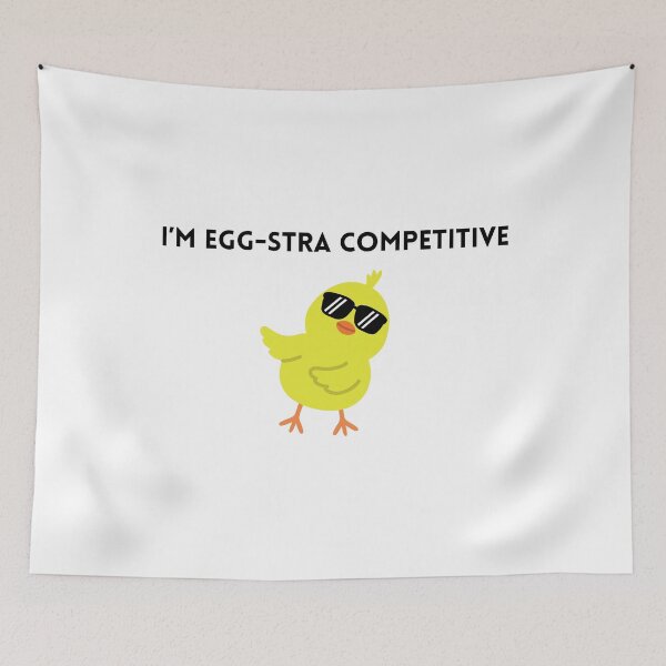 Item preview, Easter I'm Egg-stra Competitive Funny Design designed and sold by IndreB.