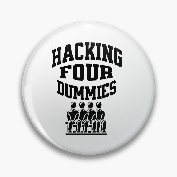 Artikelvorschau, Hacking Four Dummies – Tech-Humor-Grafik entworfen und verkauft von Teacher2Nerds.