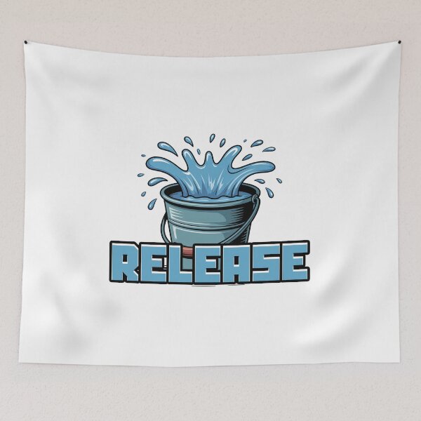 Item preview, Release Water Bucket designed and sold by MonkiFlipp.