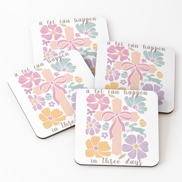 Item preview, Easter Cross with Floral Design designed and sold by StyleTee11.
